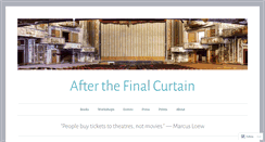 Desktop Screenshot of afterthefinalcurtain.net